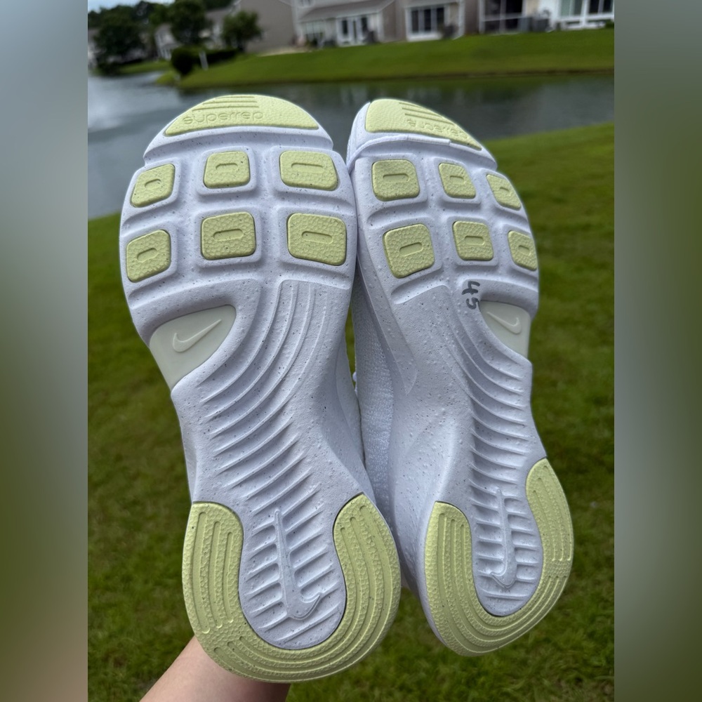 Nike superRep Women's White and Green Running Shoes size 10 - Picture 5 of 8